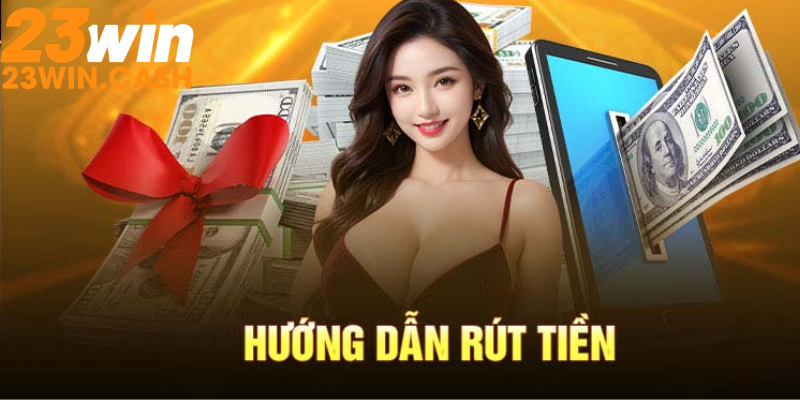 Hướng dẫn rút tiền 23win