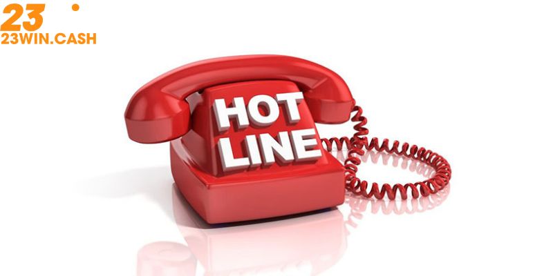 Hỗ trợ qua hotline 23WIN